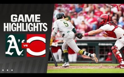 A’s vs. Reds Game Highlights (8/28/24) | MLB Highlights