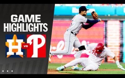 Astros vs. Phillies Game Highlights (8/27/24) | MLB Highlights