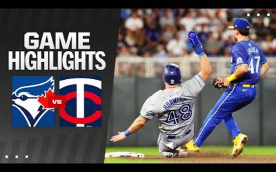 Blue Jays vs. Twins Game Highlights (8/30/24) | MLB Highlights