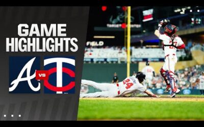 Braves vs. Twins Game Highlights (8/27/24) | MLB Highlights