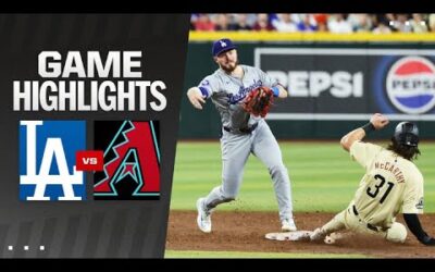 Dodgers vs. D-backs Game Highlights (8/30/24) | MLB Highlights