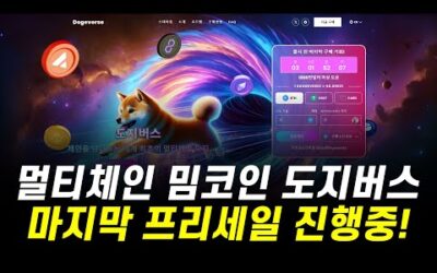 멀티체인 밈코인 도지버스 / 마지막 프리세일 진행중 입니다! 곧 상장 예상 됩니다!