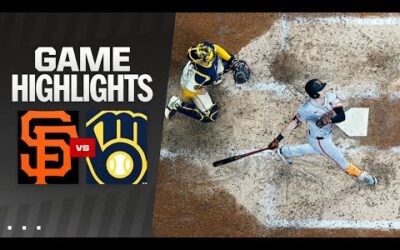 Giants vs. Brewers Game Highlights (8/27/24) | MLB Highlights