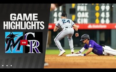 Marlins vs. Rockies Game Highlights (8/28/24) | MLB Highlights