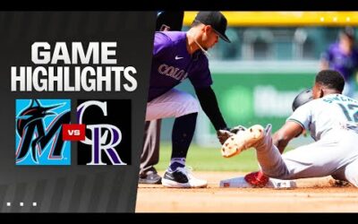 Marlins vs. Rockies Game Highlights (8/29/24) | MLB Highlights