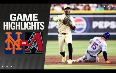 Mets vs. D-backs Game Highlights (8/27/24) | MLB Highlights