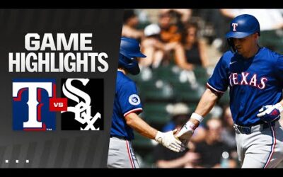 Rangers vs. White Sox Game Highlights (8/29/24) | MLB Highlights