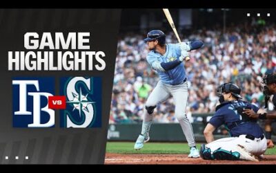 Rays vs. Mariners Game Highlights (8/26/24) | MLB Highlights