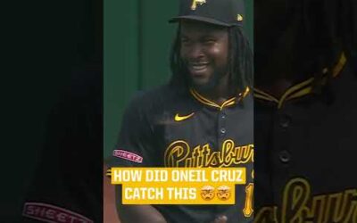 “Save that ball!” 🤣 Oneil Cruz records his first putout and looks like a natural in center