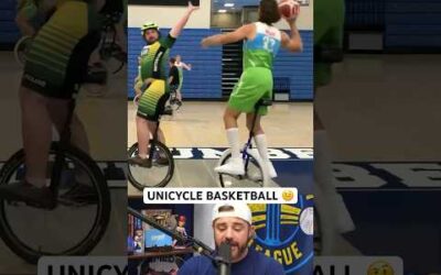 Unicycle basketball BLOWOUT, a breakdown #unicycle #cycling #basketball #sports #bicycle #hoops