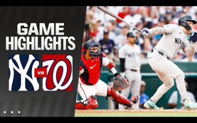 Yankees vs. Nationals Game Highlights (8/26/24) | MLB Highlights