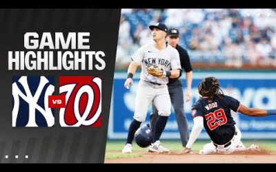 Yankees vs. Nationals Game Highlights (8/27/24) | MLB Highlights