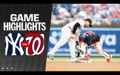 Yankees vs. Nationals Game Highlights (8/28/24) | MLB Highlights