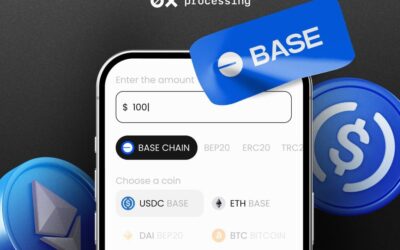 0xProcessing Now Supports ETH and USDC Launched on Base Chain