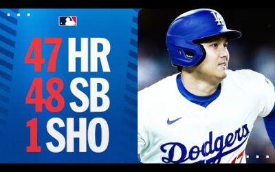 47 HR, 48 SB, 1 Shohei Ohtani | 大谷翔平ハイライト