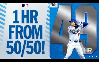 49!! Shohei Ohtani is now 1 HOMER AWAY from a 50/50 season! | 大谷翔平ハイライト