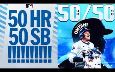 50/50!! Shohei Ohtani makes history with the FIRST-EVER 50-HR/50-SB SEASON! | 大谷翔平ハイライト