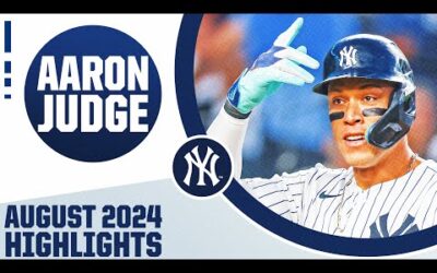 Aaron Judge August 2024 highlights (His THIRD Player of the Month win THIS SEASON!)