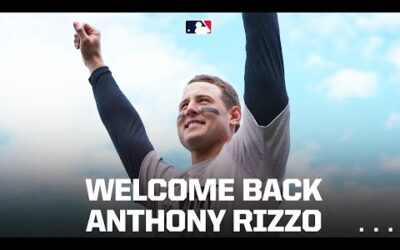 Anthony Rizzo gets warm ovation for first game back at Wrigley Field!