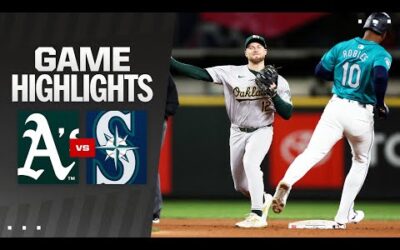 A’s vs. Mariners Game Highlights (9/28/24) | MLB Highlights