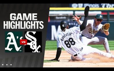 A’s vs. White Sox Game Highlights (9/15/24) | MLB Highlights