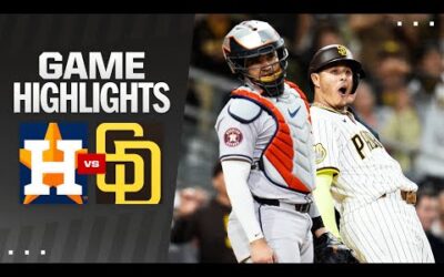 Astros vs. Padres Game Highlights (9/17/24) | MLB Highlights