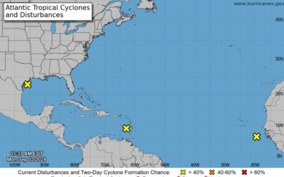 Atlantic Hurricane map shows some life