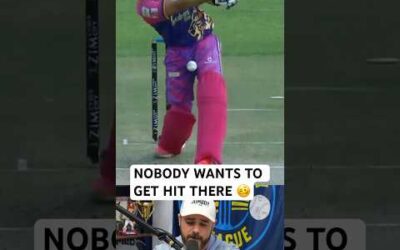 Batter gets drilled in his manhood, a breakdown #cricket #sports #fail