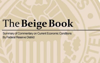 Beige Book: Economic activity flat to slightly down in most Districts