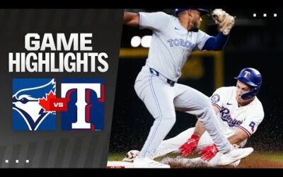 Blue Jays vs. Rangers Game Highlights (9/17/24) | MLB Highlights