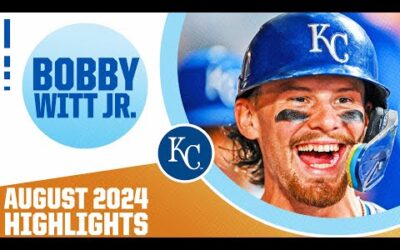 Bobby Witt Jr. August 2024 highlights (Royals continue their SHOCKING season!)