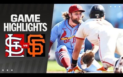 Cardinals vs. Giants Game Highlights (9/28/24) | MLB Highlights