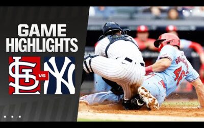 Cardinals vs. Yankees Game Highlights (8/31/24) | MLB Highlights