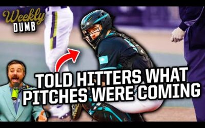 Catcher helps the other team cheat and gets cut & Man caught on camera with cucumber | Weekly Dumb