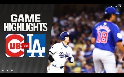 Cubs vs. Dodgers Game Highlights (9/10/24) | MLB Highlights