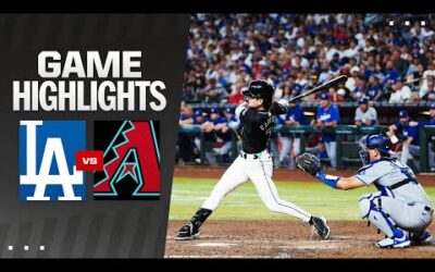 Dodgers vs. D-backs Game Highlights (9/1/24) | MLB Highlights