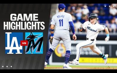 Dodgers vs. Marlins Game Highlights (9/17/24) | MLB Highlights