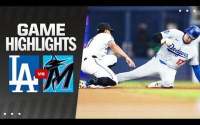 Dodgers vs. Marlins Game Highlights (9/18/24) | MLB Highlights