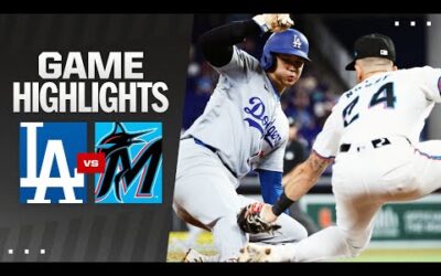 Dodgers vs. Marlins Game Highlights (9/19/24) | MLB Highlights