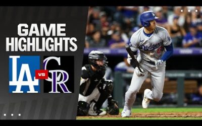 Dodgers vs. Rockies Game Highlights (9/28/24) | MLB Highlights