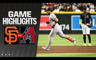 Giants vs. D-backs Game Highlights (9/23/24) | MLB Highlights