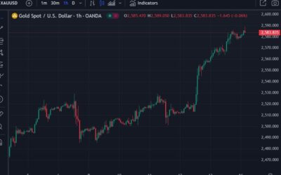 Gold has hit a new record high, above USD 2588