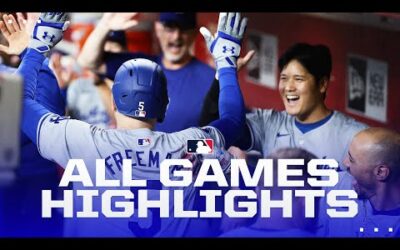 Highlights from ALL games on 8/31! (Dodgers go back-to-back-to-back, Michael Harris INSANE catch)