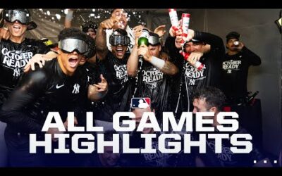 Highlights from ALL games on 9/18! (Brewers clinch NL Central, Yankees clinch Postseason spot!)