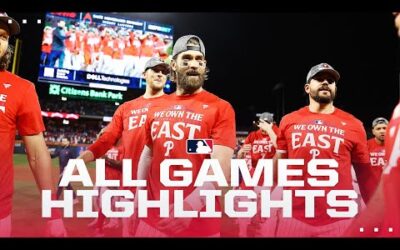 Highlights from ALL games on 9/23! (Phillies win NL East title!)