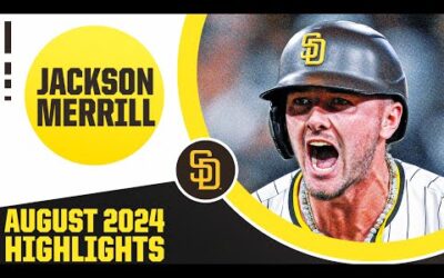 Jackson Merrill August 2024 highlights (Is there a hitter that’s been more CLUTCH?!)