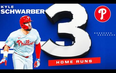 Kyle Schwarber becomes FIRST Phillies slugger to hit MULTIPLE 3 HOMER GAMES in ONE SEASON!