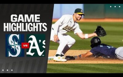 Mariners vs. A’s Game Highlights (9/2/24) | MLB Highlights