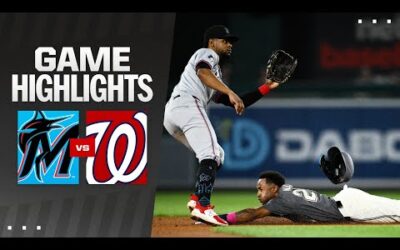 Marlins vs. Nationals Game Highlights (9/13/24) | MLB Highlights