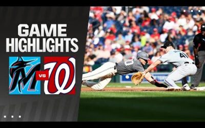 Marlins vs. Nationals Game Highlights (9/14/24) | MLB Highlights